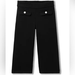 Janie and Jack - Wide Leg Ponte Pant - Black